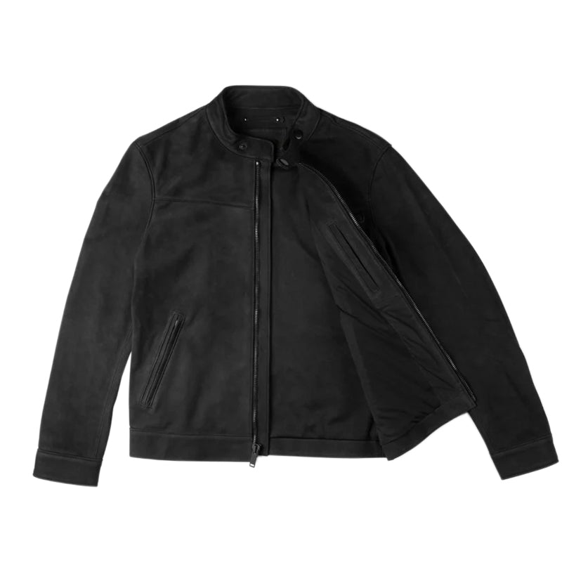 Pelle Scamosciata Jacket Black Matte