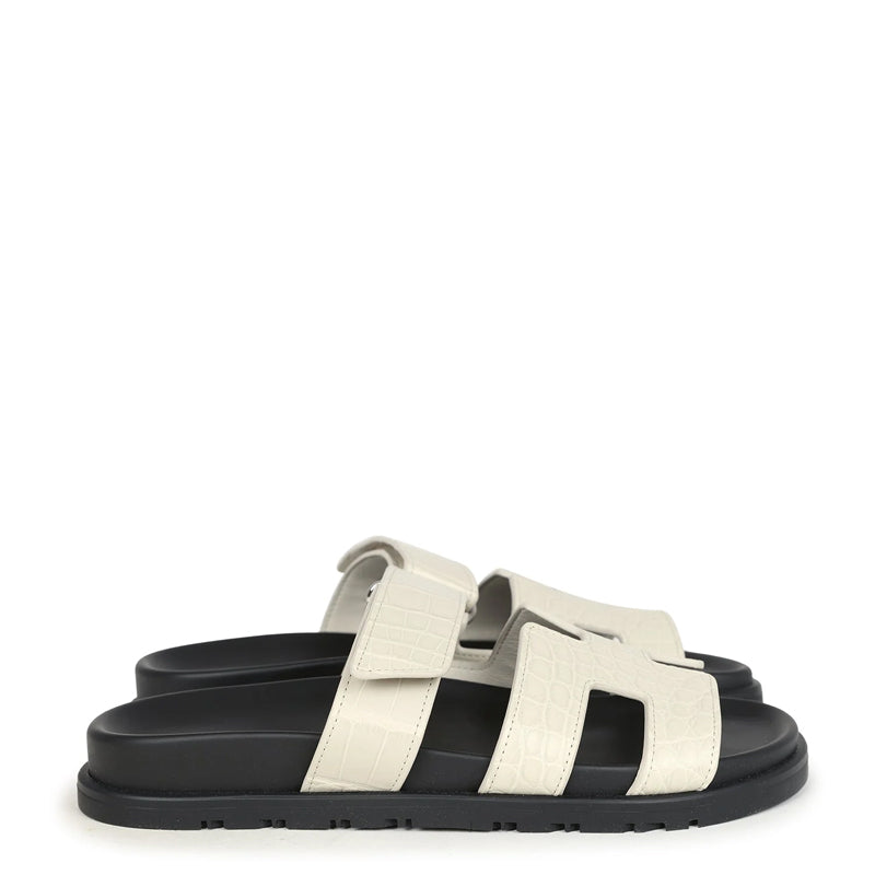Luxury Croco Leather Sandals