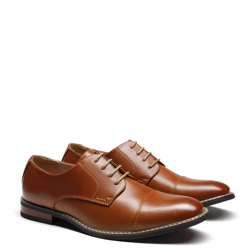 Men's Classic Cap-Toe Formal Oxford Shoes