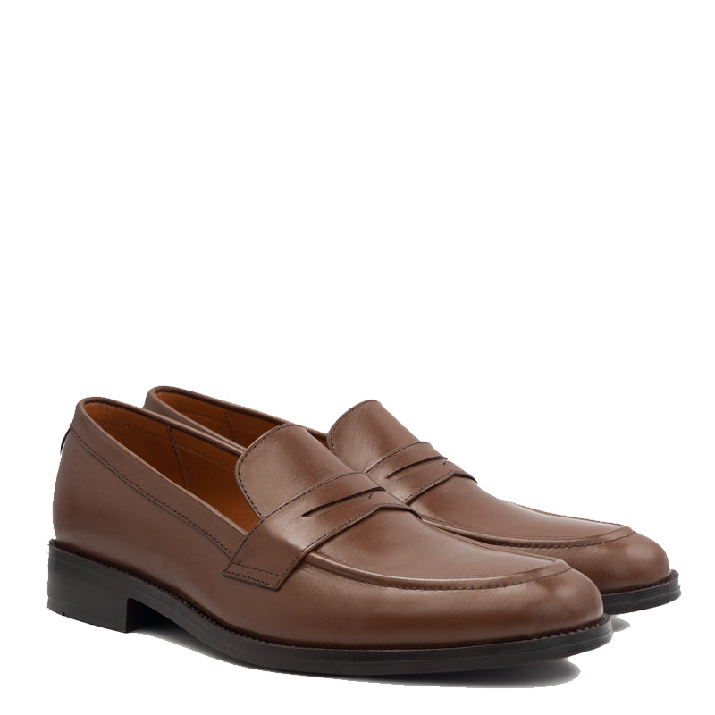 Baxton Leather Loafers For Men