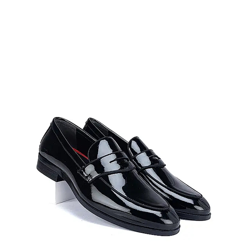 Patent Shiny Leather Plain Loafer