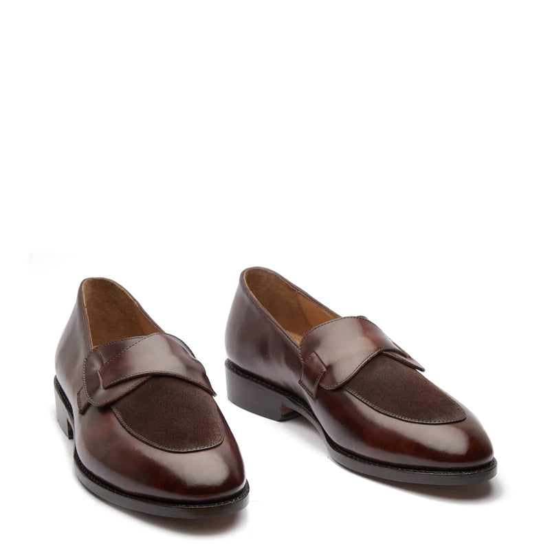 Penny Leather Solid Loafers For Men