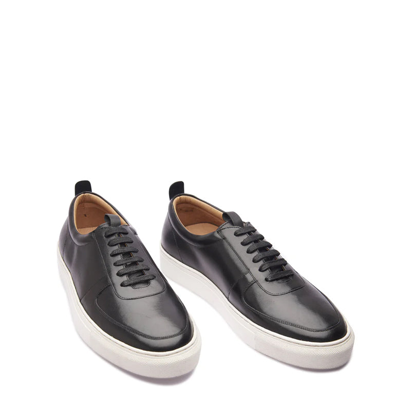 Men Casual Leather Lace-Up Sneakers