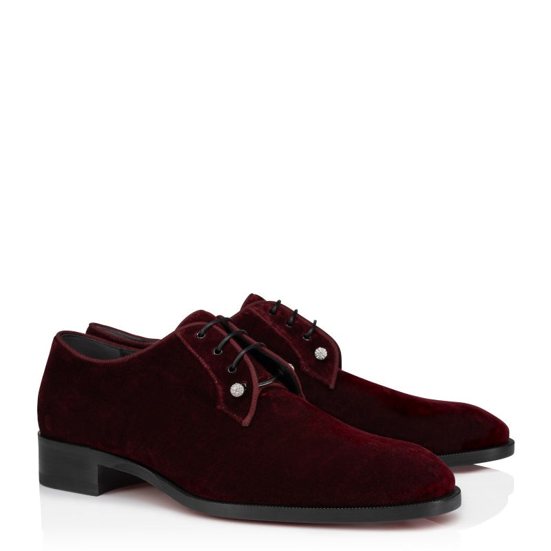 Men Suede Velvet Leather Derby Shoes