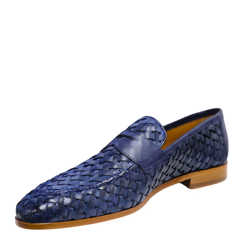 Braided Leather Penny Loafers – Italian Shoes Company