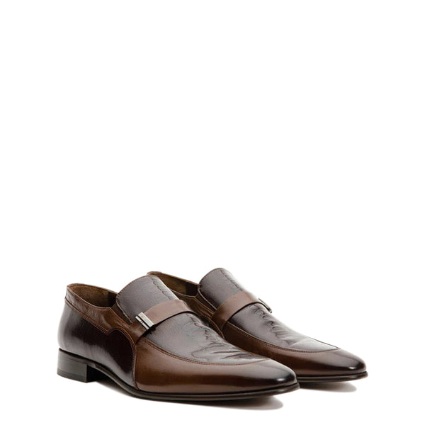 Leather Bit Loafer Shoe - Dark Brown