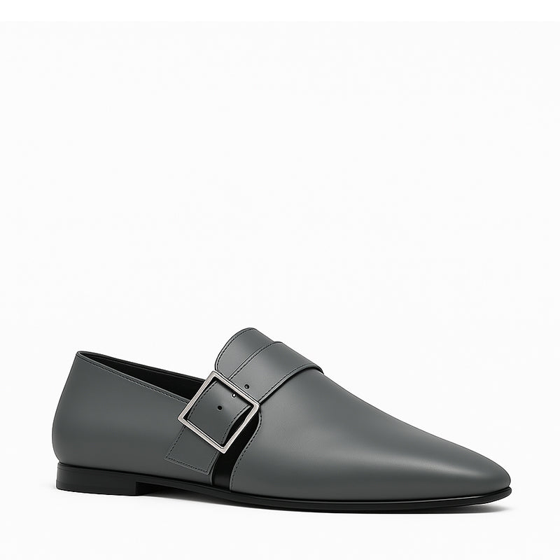 Mamie Frye Loafers in Gray