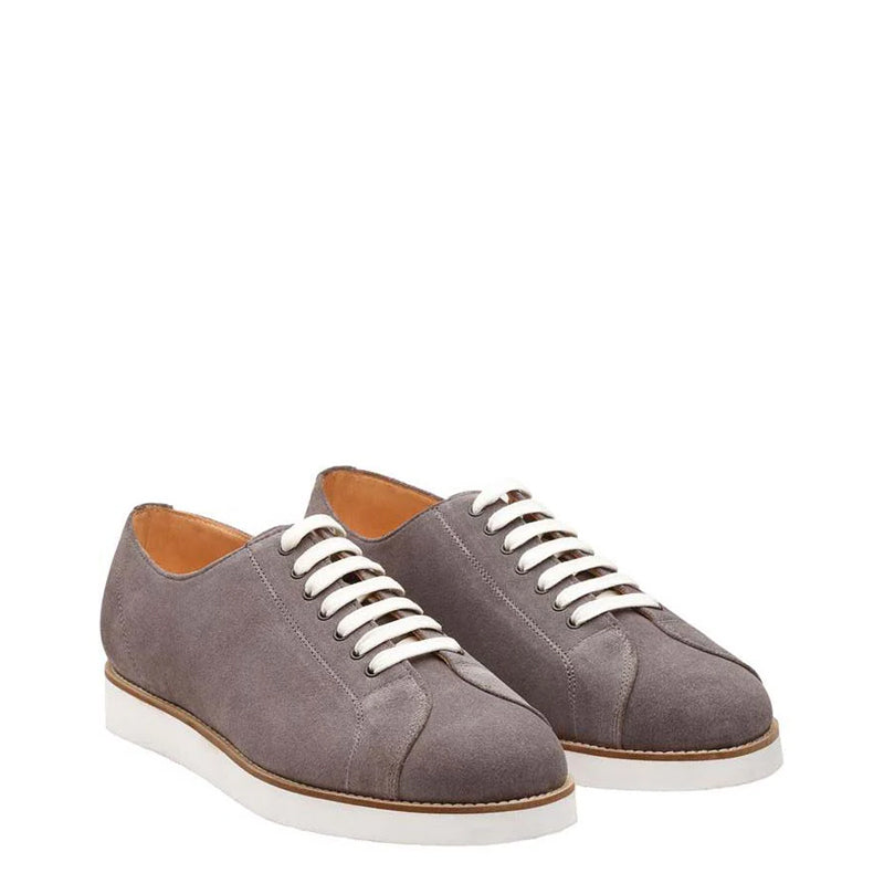 Classic Suede Lace Up Dark Brown Sneaker