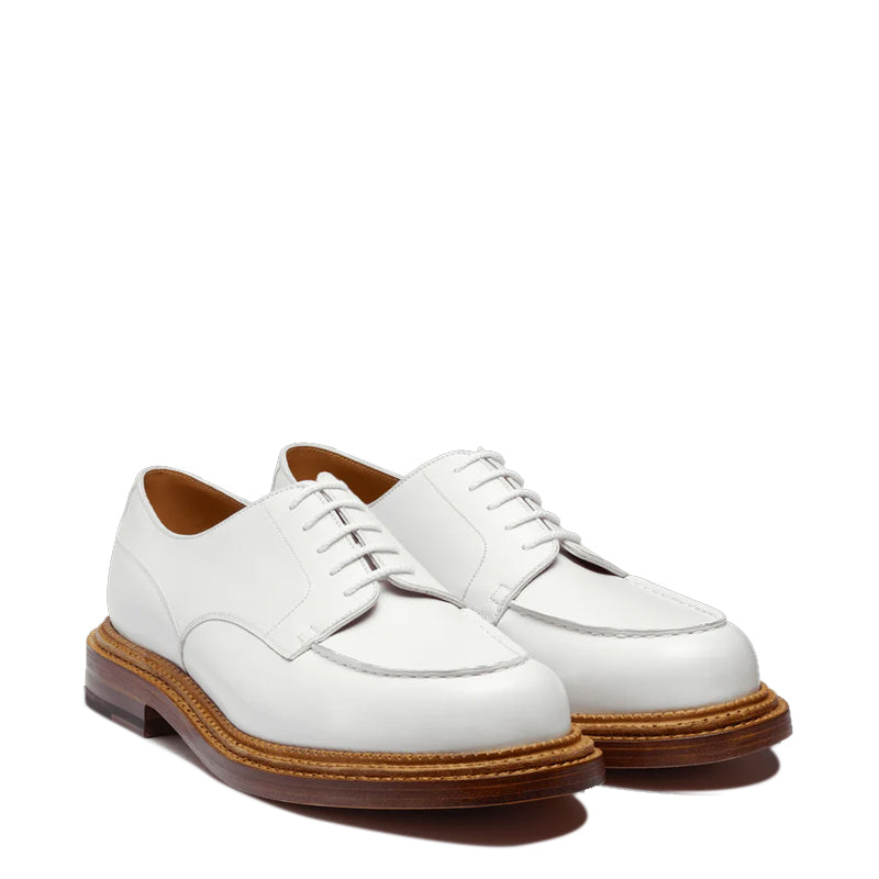 Half Hunt Derby Leather Shoes For Men