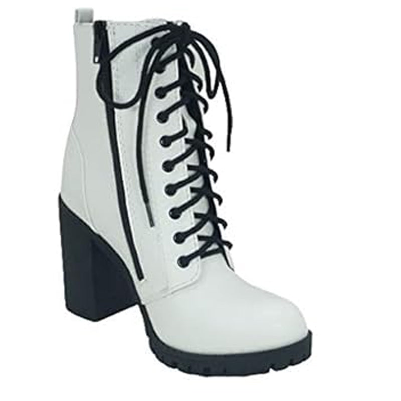 Urban Lace-Up Ankle Boots