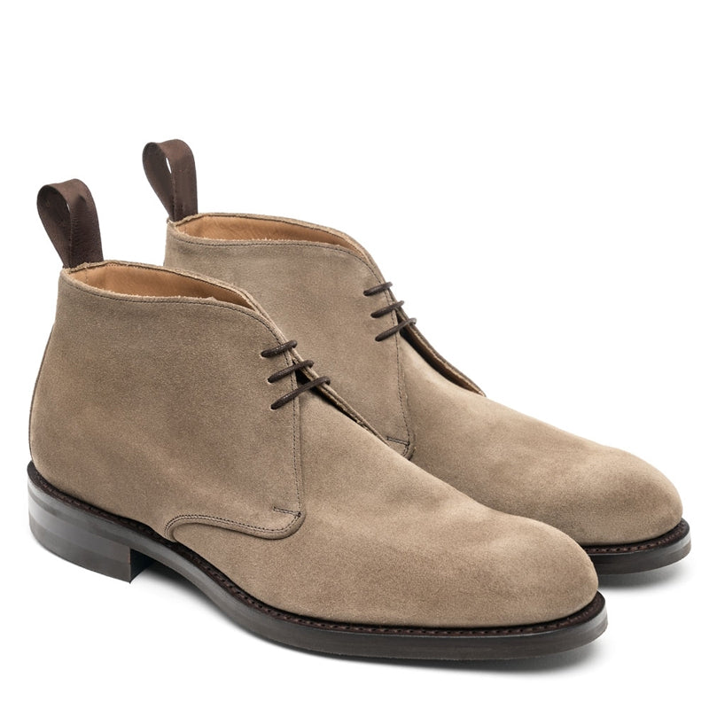 Suede Leather Lace-Up Chukkas Ankle Boots