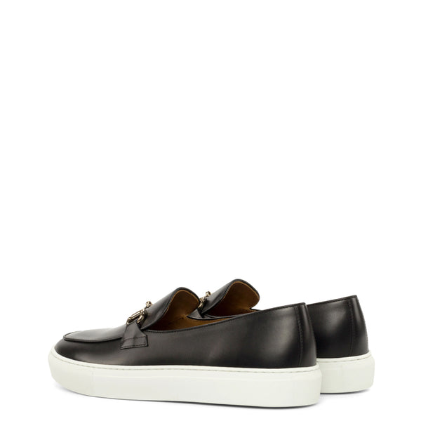 Men Classic Horsebit Gold Buckled Loafer
