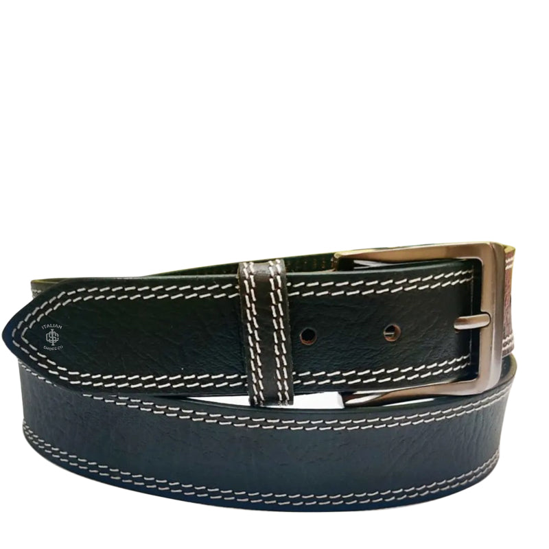 Doppia cucitura Leather Belt B