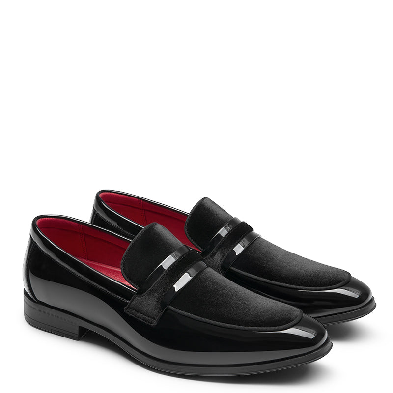 Men s Luxury Leather Loafer Black