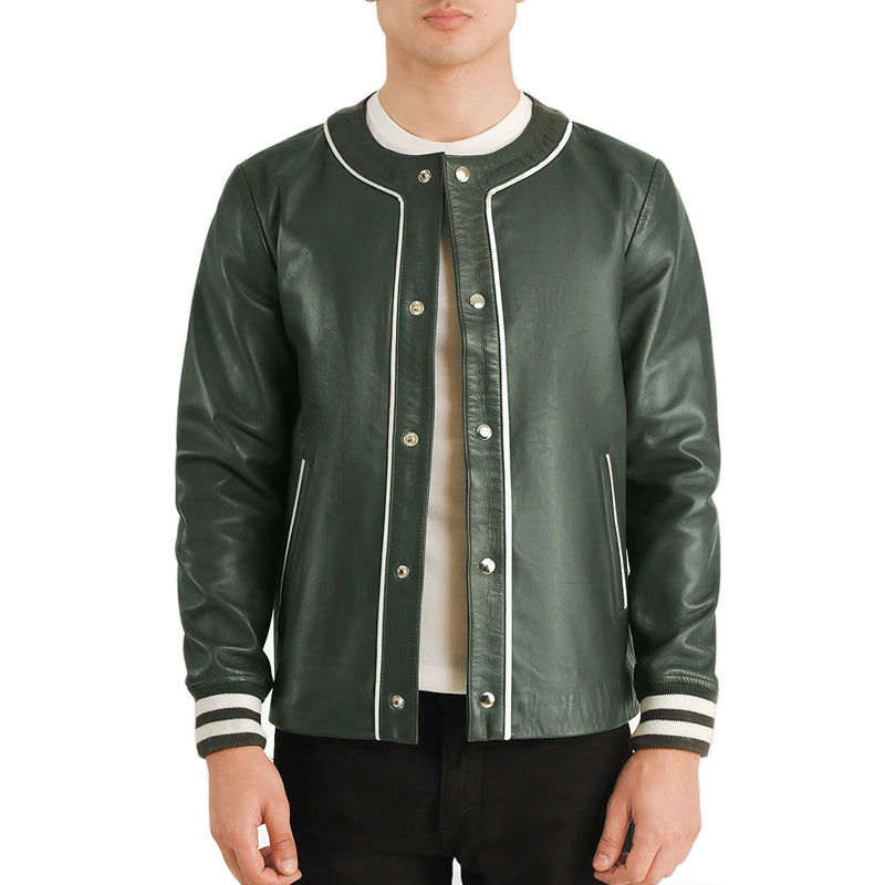 Willis Leather Bomber Jacket For Men