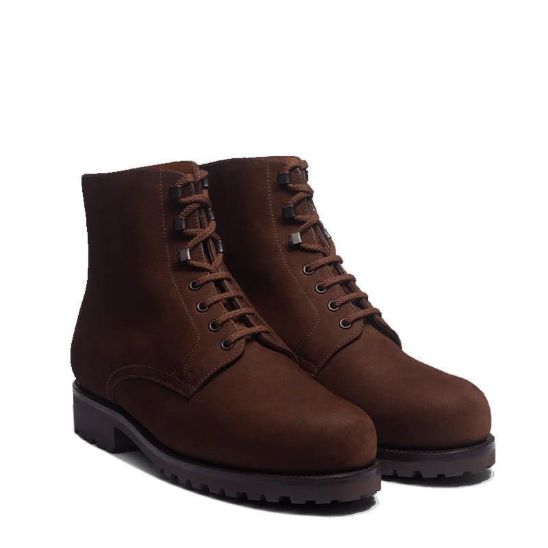 Worker Suede Lace-Up Boots For Men