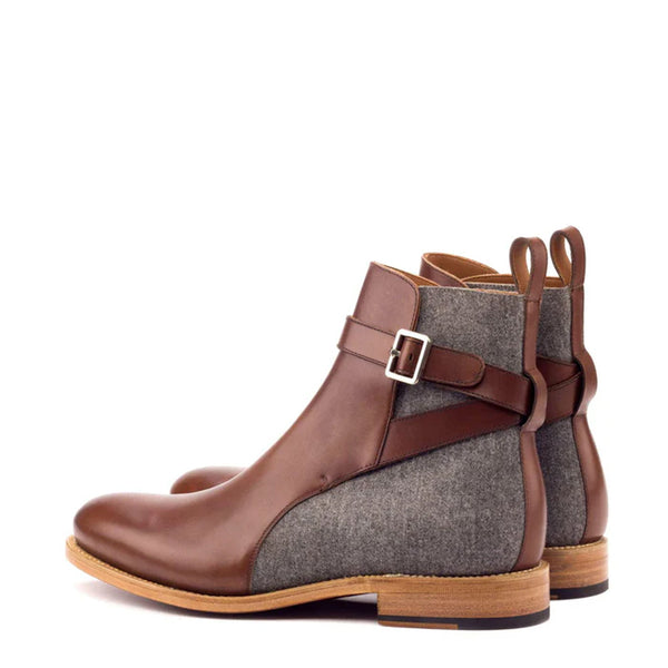 Men Handmade Custom Leather Jodhpur Boot
