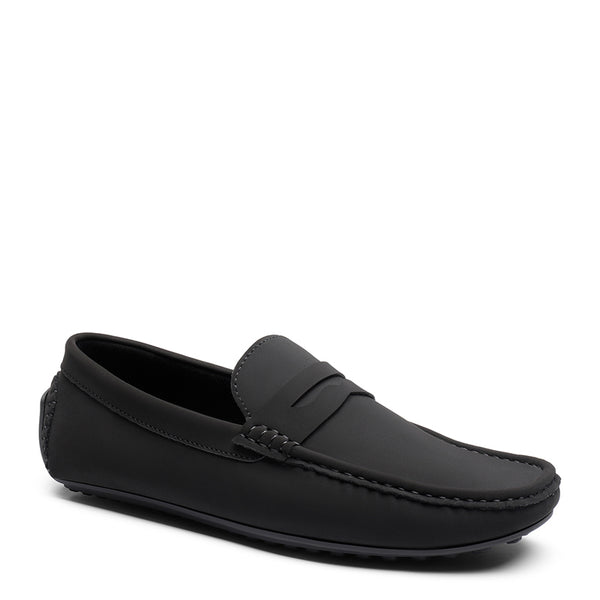 Heritage Style Suede Moc Toe Penny Loafer