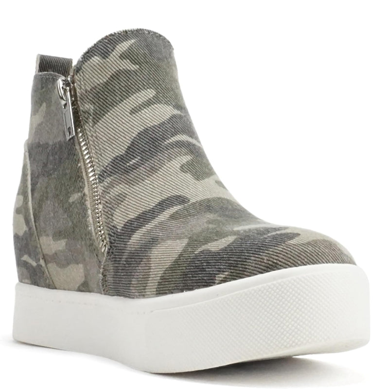 Elevated Comfort Wedge Sneakers