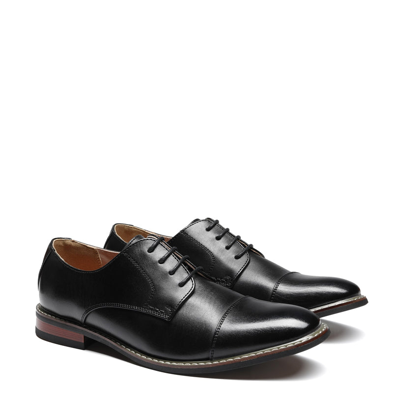Men's Classic Cap-Toe Formal Oxford Shoes