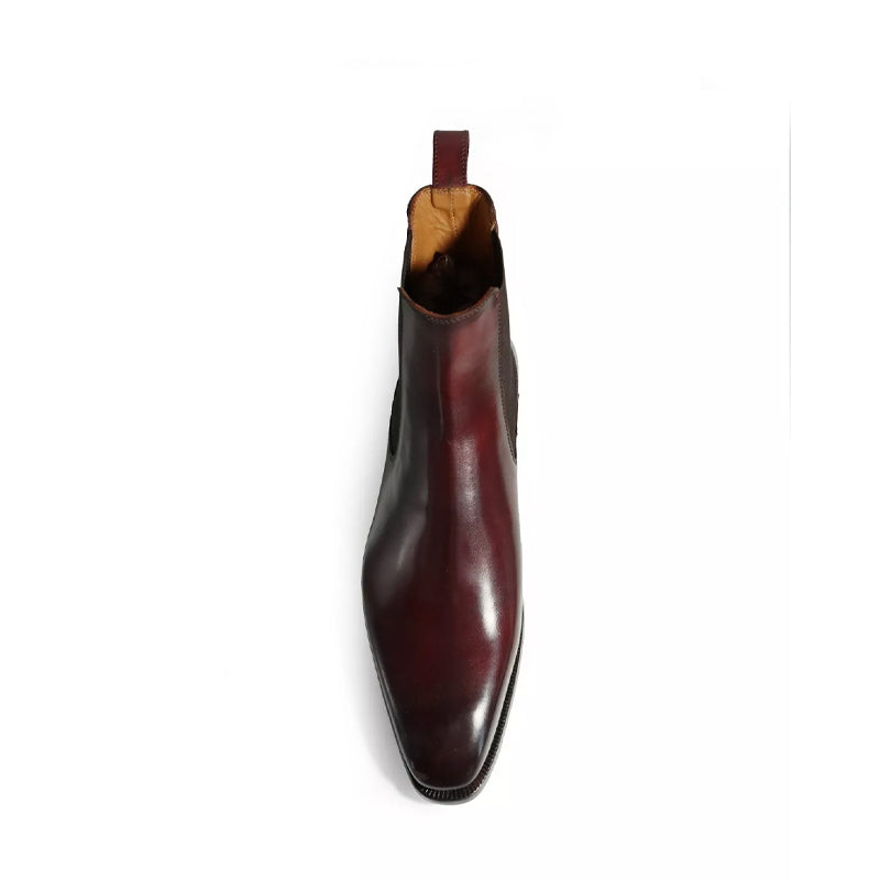 Premium Pure Solid Leather Chelsea Boots