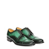 Classic Handmade Shiny Leather Oxford Green Shoe – Italian Shoes Company