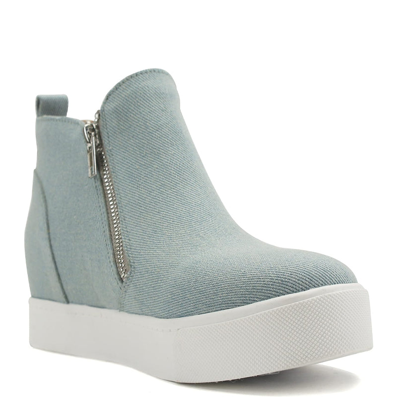 Elevated Comfort Wedge Sneakers