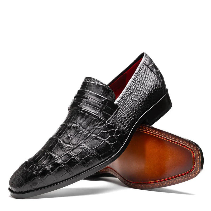 Crocoman Premium Leather Loafers