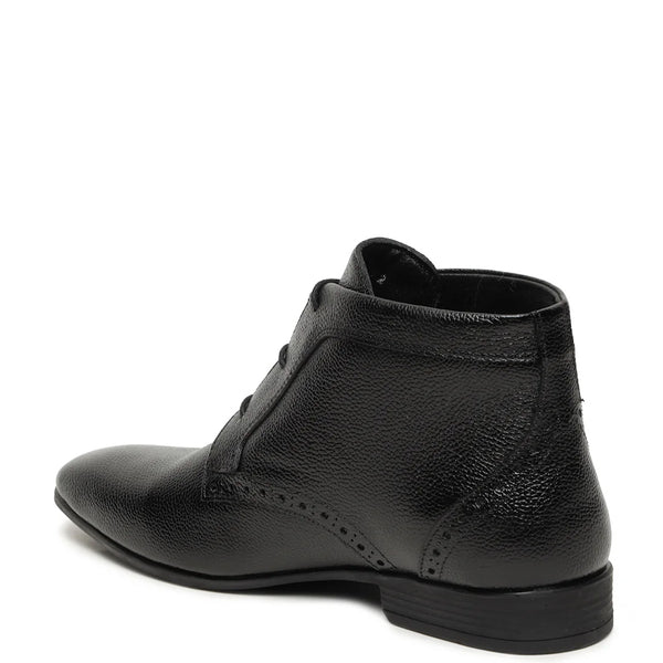 Premium Lace Up Leather Chukkas Boots