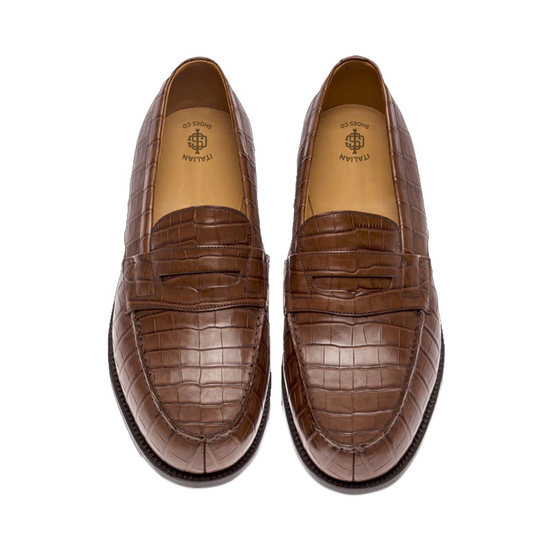 Alligator Leather 180 Loafers For Men