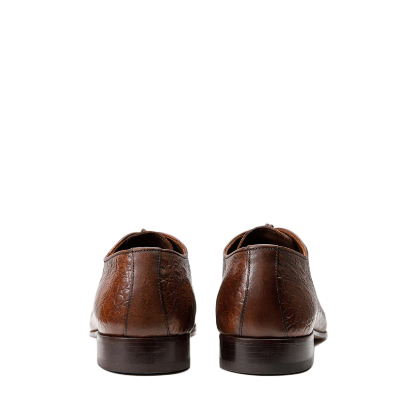Men Textured Leather Oxford Shoes