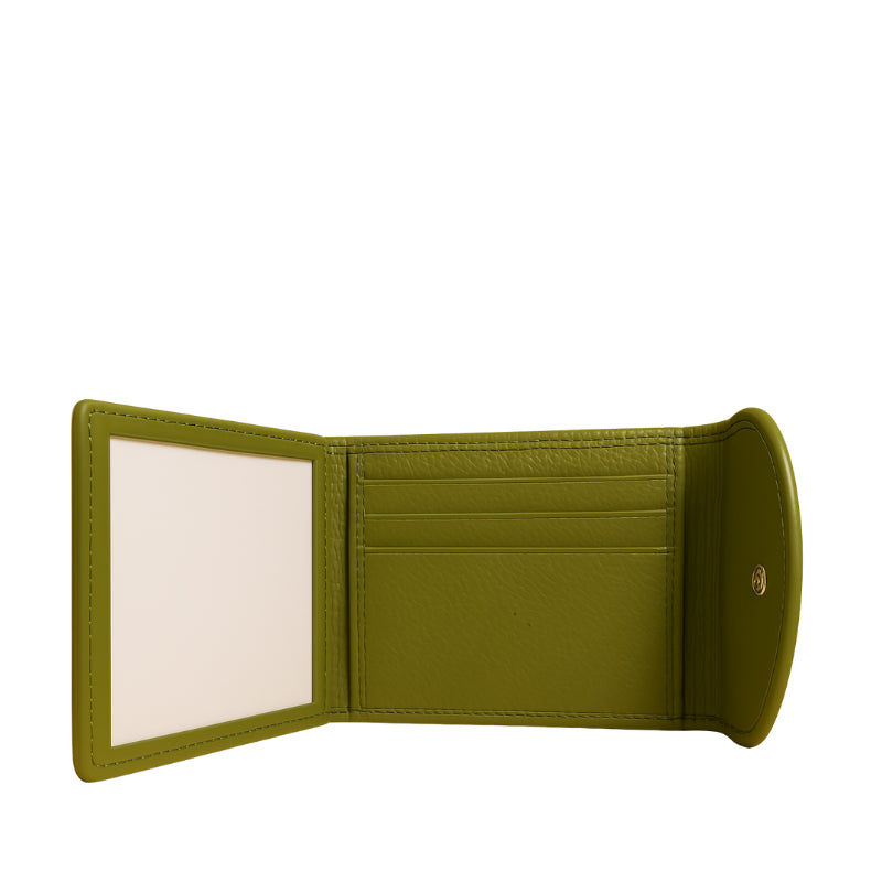 Premium Olive Green Snap Closure Wallet for Men