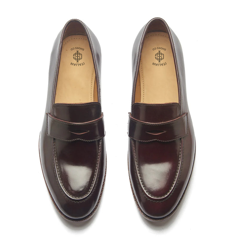 Penny Slip-On Leather Loafers For Men