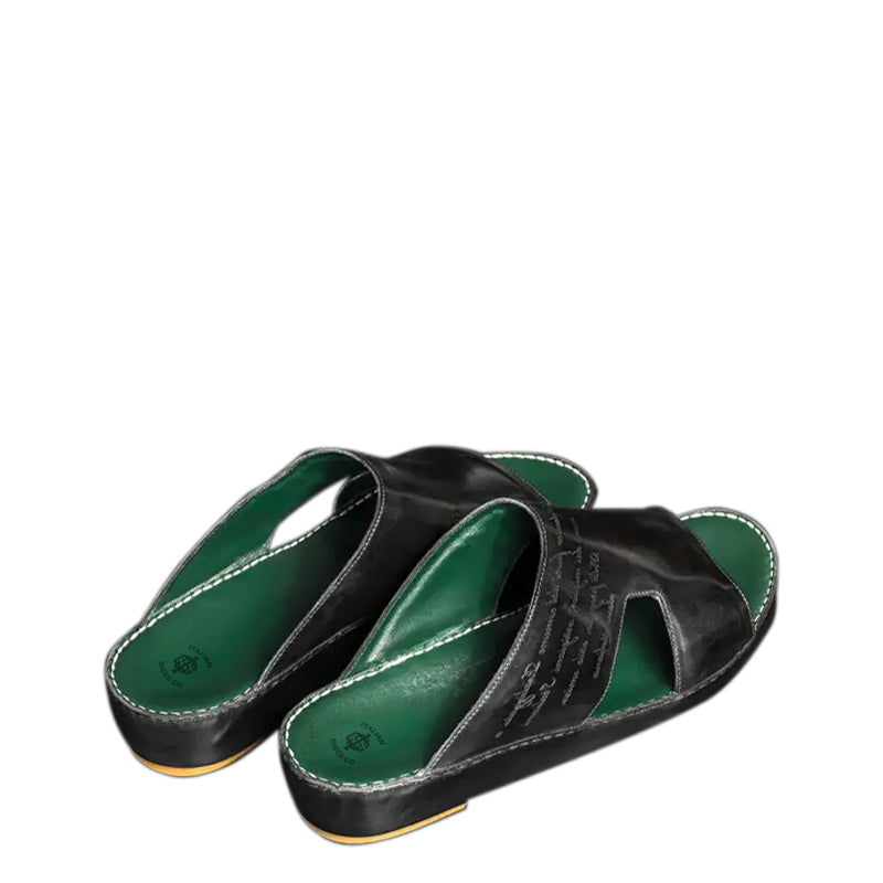 Open Toe Leather Comfort Arabic Sandal
