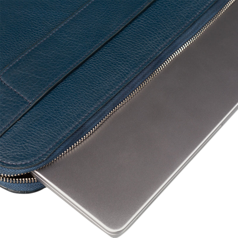The Baxter Leather Black Laptop Sleeve