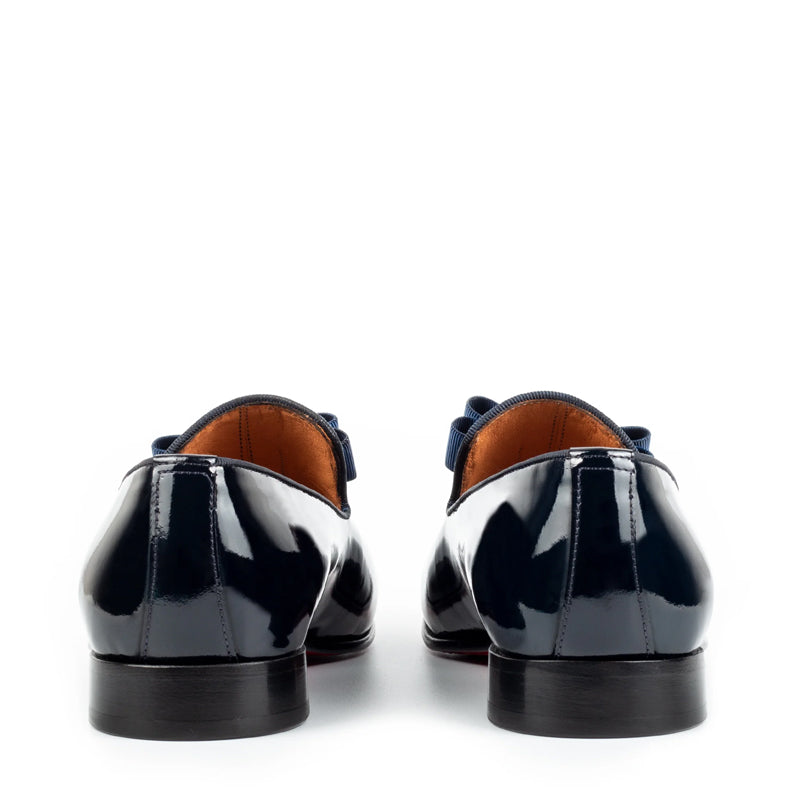 Patent Penny Solid Leather Loafers