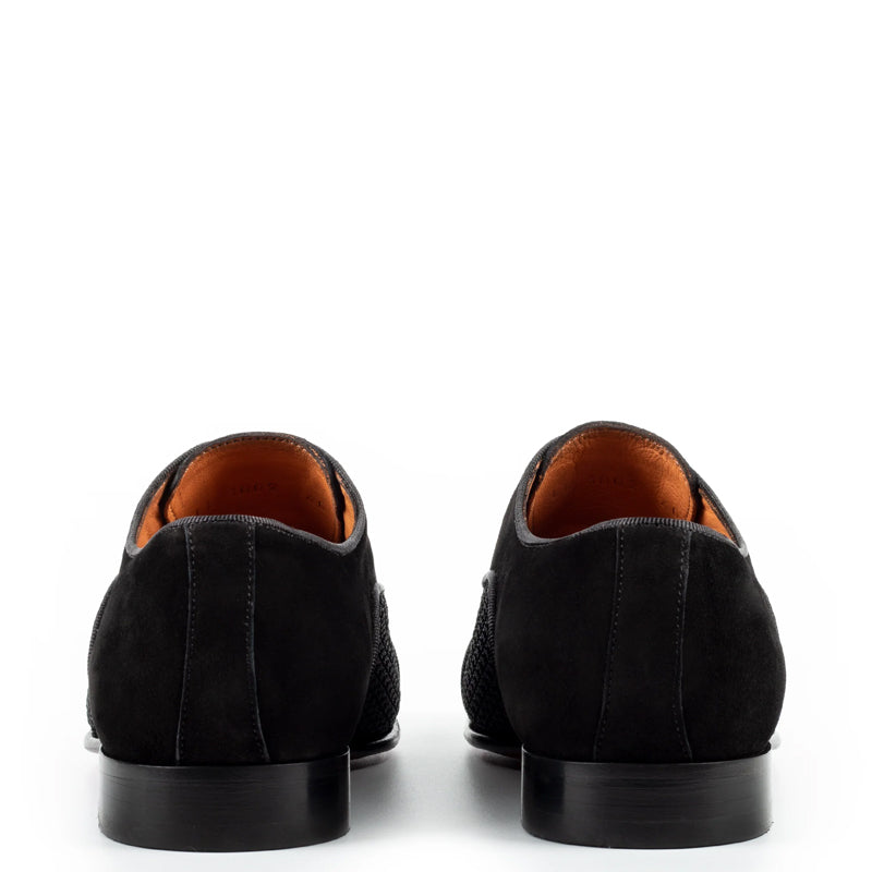 Luxury Suede Leather CapToe Oxford Shoe