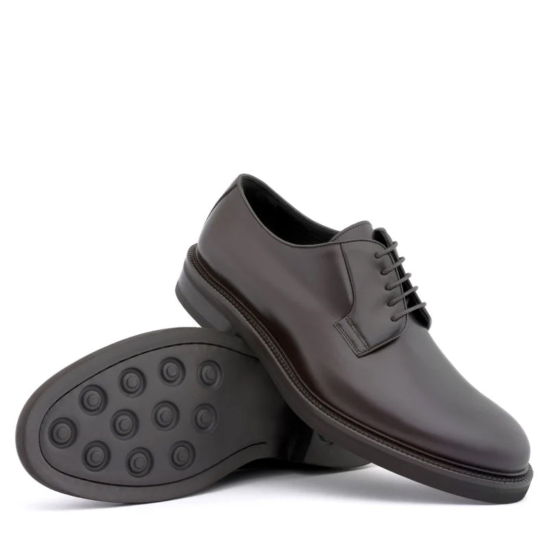 Premium Lace-Up Leather Derby Shoes