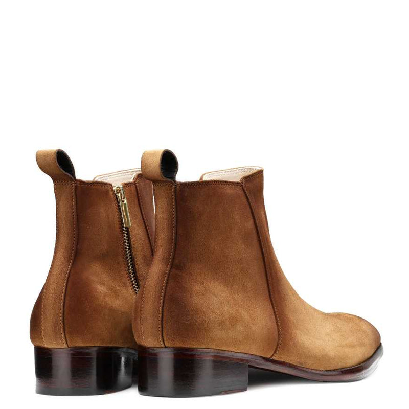 Carbine Luxe Suede Zipper Boot
