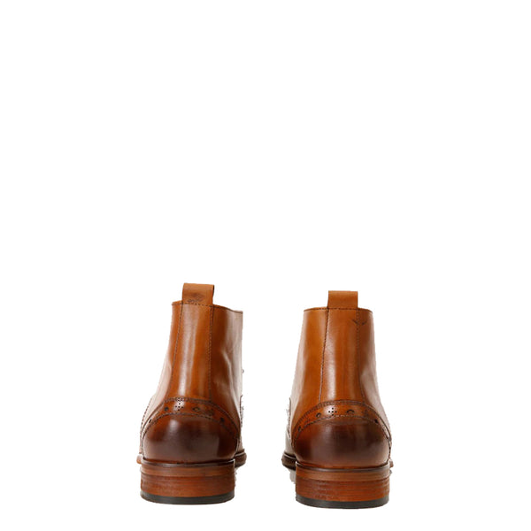 Dessalines Leather Chukka Brogue Boot for Men