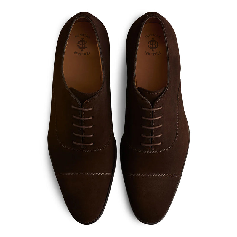 Men's Black Suede Lace Up Formal Shoe