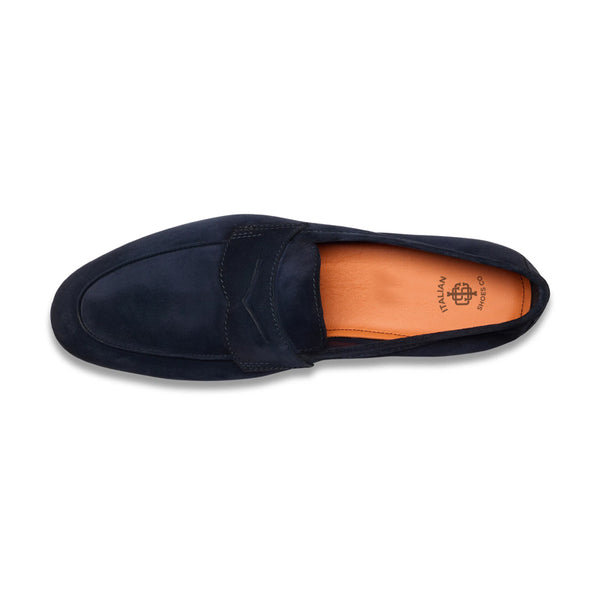 Men Nes Yellow Suede Penny Loafers N Classic Slip On