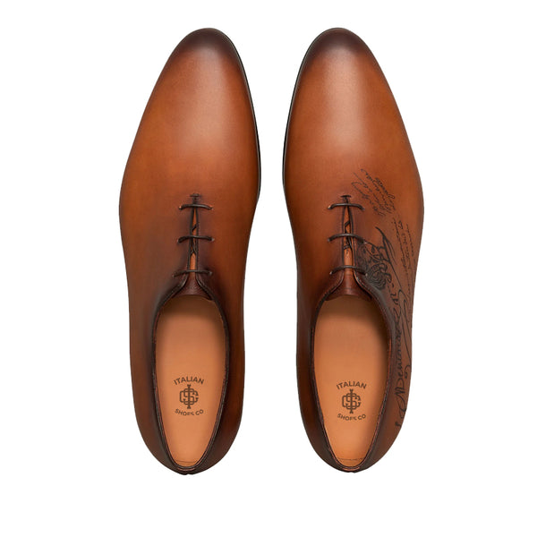 Men Handmade Solid Leather Oxford Shoe