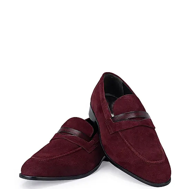 Classic Suede Leather Penny Loafer