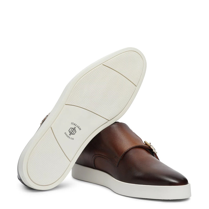 Men Double Monk Strap Sneakers