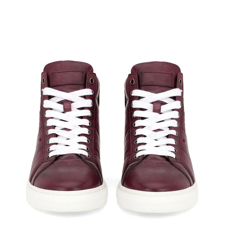 Lace-Up Leather Handcrafted Sneakers