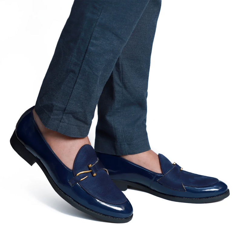 Patent Handmade Leather Loafers For Men