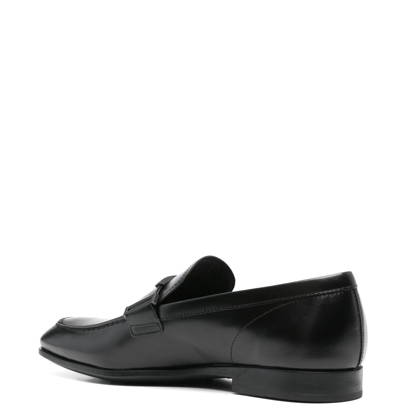 Penny Plaque Shiny Leather Loafers