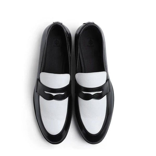 Penny Slip On Leather Loafers For Men