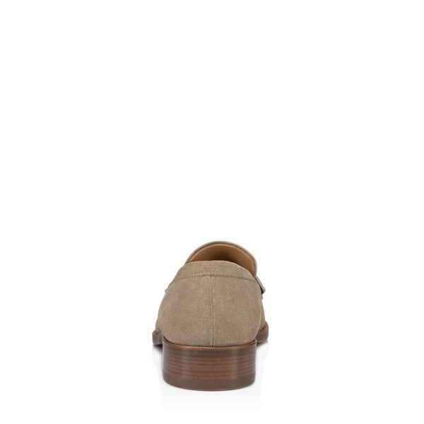 Patent Croco Print Leather Tan Loafer For Men